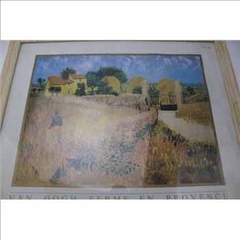 Van Gogh Ferme En Provence Art Print In Frame