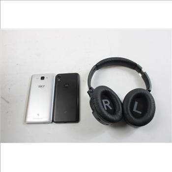 Vankyo Headphones, Keyboard, Credit Card Swiper And More 4 Pieces