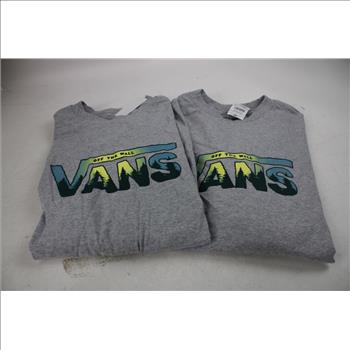 Vans Long-Sleeve Shirts Bulk Lot, Large - XL, 4 Pieces