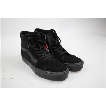 Vans Men's 7.5 Black Sneakers