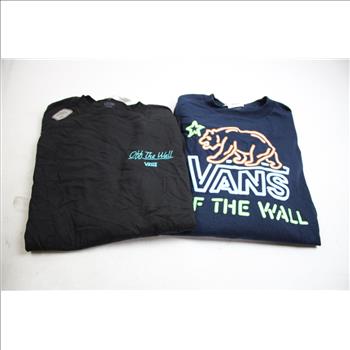 Vans Men's Long Sleeve Shirts Size M, 2 Pieces
