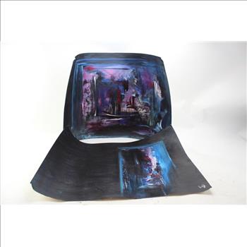 Various Paintings By Jaleh Kazemi