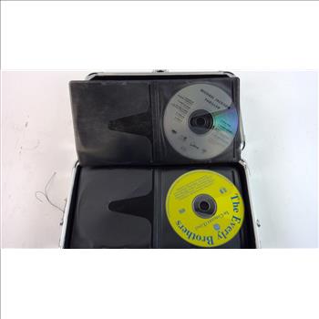 Vaultz Case With Assorted Cds, 5+ Pieces