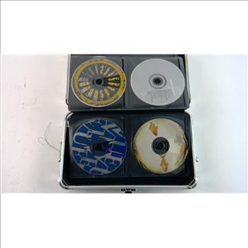 Vaultz Case With Assorted Cds, 5+ Pieces