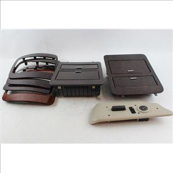 Vehicle Upholstery Parts: Bezels, Dash Face Plate, Control Panel, Consoles: 6 Items