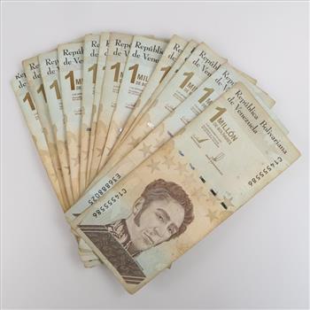 Venezuelan Bolivares, 13 Pieces
