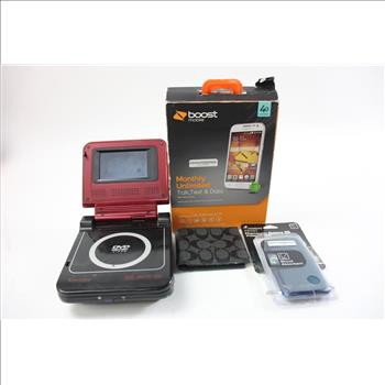 Venturer Portable DVD Player, Cellphones, Tablets And More 8+ Pieces