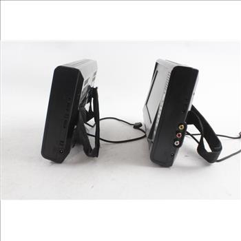 Venturer Portable DVD Player, With Second Screen, 2 Pieces
