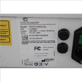 Venus Concept Venus Velocity Laser Hair Removal Machine