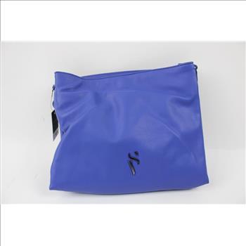 Vera Wang Vegan Leather Blue Handbag