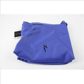 Vera Wang Vegan Leather Blue Handbag
