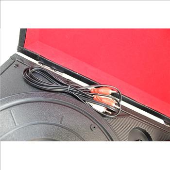 Verdict Turntable Record Player & Boston 2pc Speaker System; 3 Pieces