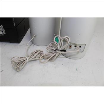 Verdict Turntable Record Player & Boston 2pc Speaker System; 3 Pieces