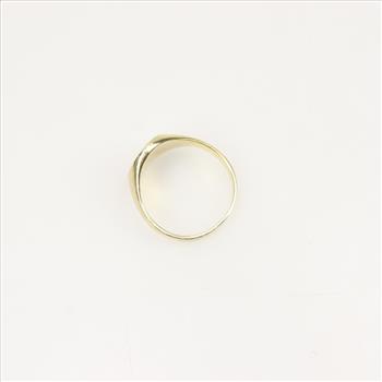 Vermeil Clear Stone Ring