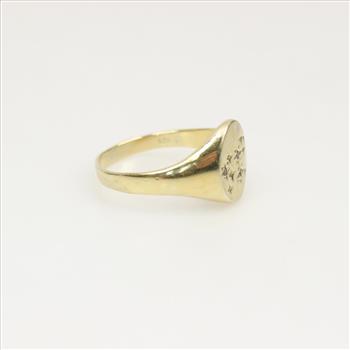 Vermeil Clear Stone Ring