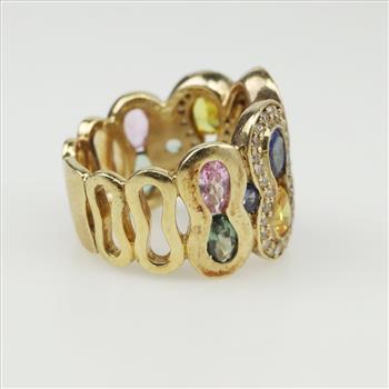 Vermeil Multi-Stone Ring