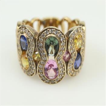 Vermeil Multi-Stone Ring