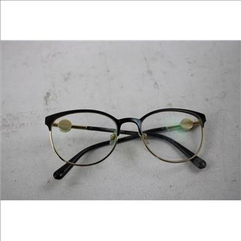 Versace Cat-Eye Black/Gold Eyeglasses