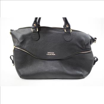 Versace Collection Leather Handbag