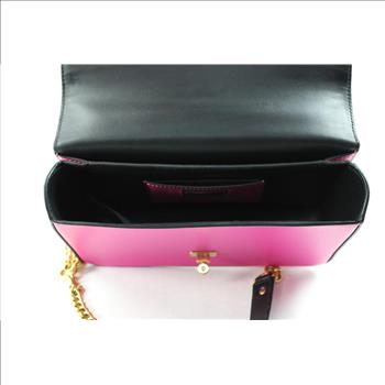 Versace Handbag With Gold Chain Strap