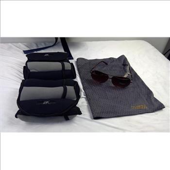 Versace Parfums Bag, Liz Clairborne Sunglasses, Copper Fit Face Cover, Ankle Weights