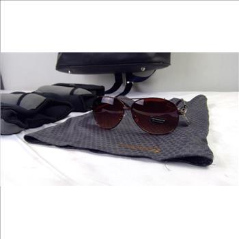 Versace Parfums Bag, Liz Clairborne Sunglasses, Copper Fit Face Cover, Ankle Weights
