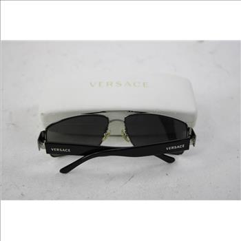 Versace Silver/Black Sunglasses