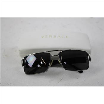 Versace Silver/Black Sunglasses