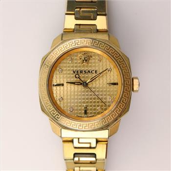 Versace Yellow Gold Filled Watch