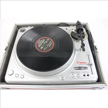 Vestax Turntable With Serato Scratch Live Control Record