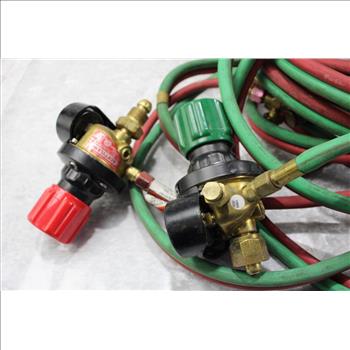 Victor Edge Oxygen & Acetylene Regulators And Welding Torch Hose