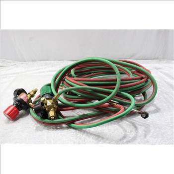 Victor Edge Oxygen & Acetylene Regulators And Welding Torch Hose