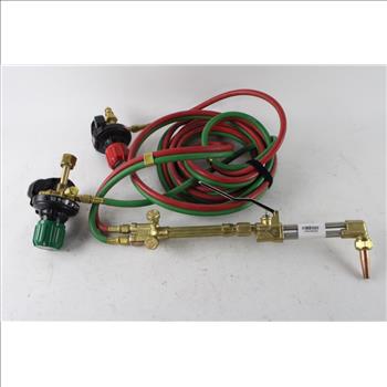 Victor Welding Torch With Gauges And Hoses