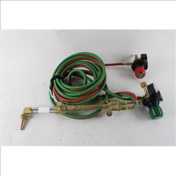 Victor Welding Torch With Gauges And Hoses