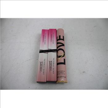 Victoria's Secret Bulk Lot Rollerball Fragrances & Bag Charms 6 Pieces