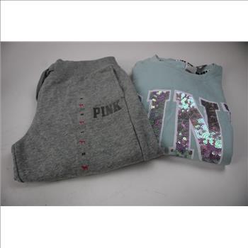 Victoria's Secret Jogger Pants And Sweat Shirt, 2 Pieces