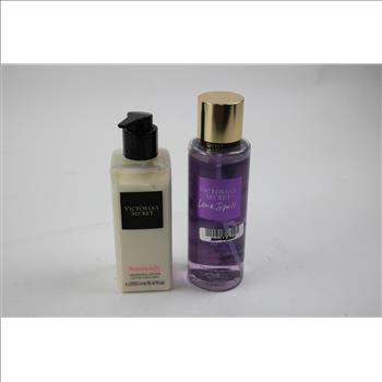 Victoria's Secret Love Spell Mist, Heavenly Lotion, Col-Lab Mascara, Brow Setter, 4 Pieces