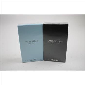 Victoria's Secret Platnium Set, Hollister Ocean Break, Late Night Drive Colognes, 3 Pieces