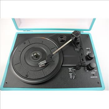 Victrola Vintage 3-Speed Bluetooth Portable Suitcase Record Player With Built-in Speakers