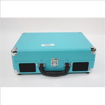 Victrola Vintage 3-Speed Bluetooth Portable Suitcase Record Player With Built-in Speakers