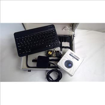 Video Camera, Keyboard, And More Lot, 5 Pieces