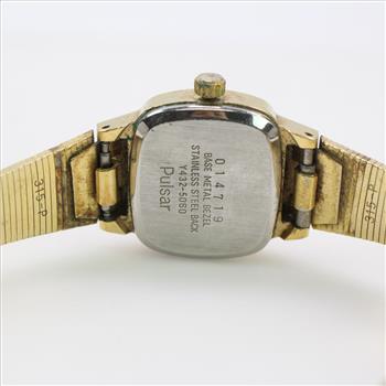 Vintage 12K Gold Plated Pulsar Watch