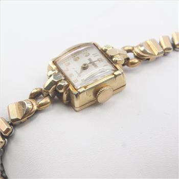 Vintage 14kt Gold Hallmark Swiss Watch