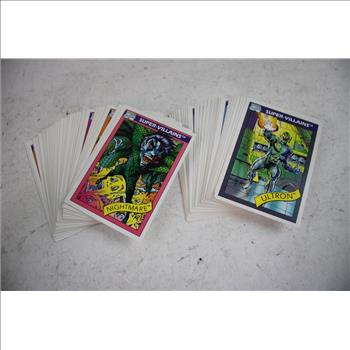 Vintage 1990 Marvel Trading Cards, 100+ Cards