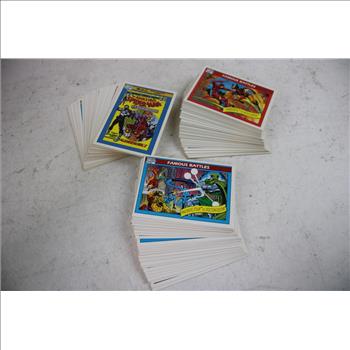 Vintage 1990 Marvel Trading Cards, 100+ Cards