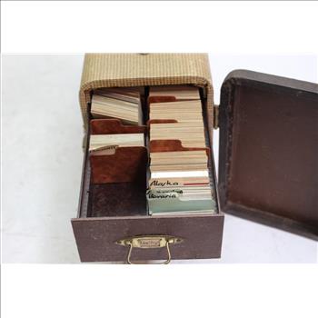 VINTAGE BARNETT & JAFFE BAJA SLIDE CASE With Photos  2 Pieces