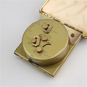 Vintage Bradley Auto Calendar Travel Alarm Clock