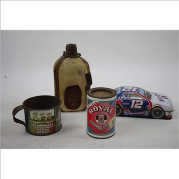 Vintage Container Lot, 10 Pieces