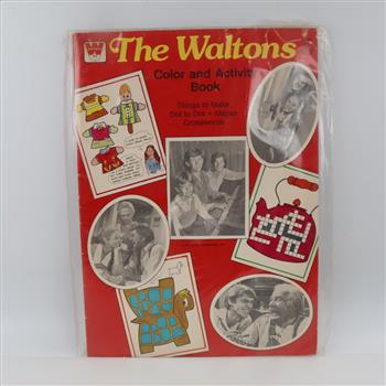 Vintage Drawing, Color & Activity Books: The Waltons, Walt Disney