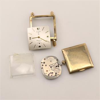 Vintage Elgin Shockmaster 10kt GF Watch